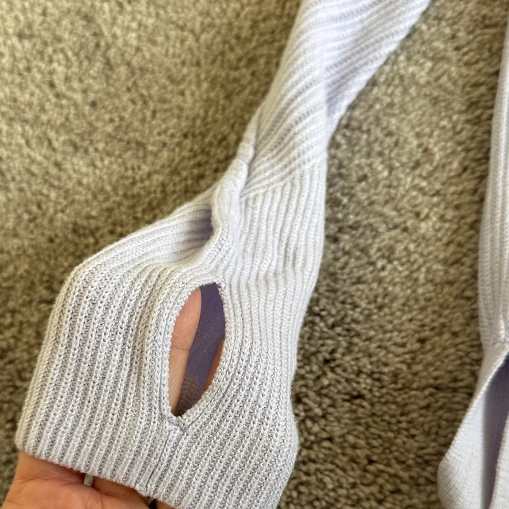 Purple knit lululemon sweater